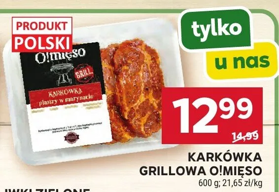 Karkówka grillowa O!mięso promocja w Stokrotka