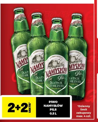Piwo Namysłów Pils promocja w Gram Market