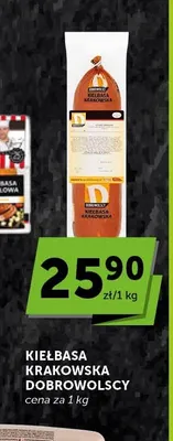 Kiełbasa Krakowska Dobrowolscy promocja w Euro Sklep