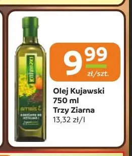 Olej rzepakowy Kujawski Trzy Ziarna promocja w Gama