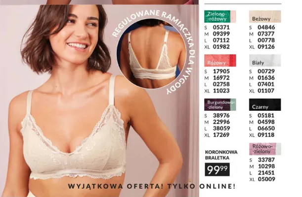Koronkowa braletka promocja w AVON