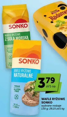 Wafle ryżowe Sonko naturalne promocja w ABC