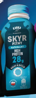 Skyr pitny naturalny Kanka promocja w Delikatesy Centrum