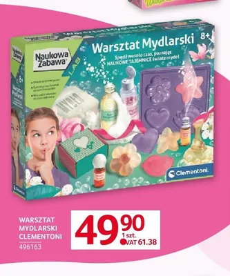Warsztat mydlarski Clementoni promocja w Selgros
