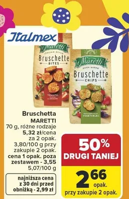 Bruschetta promocja w Carrefour