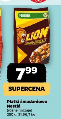 Płatki śniadaniowe Nestlé Lion promocja w Netto