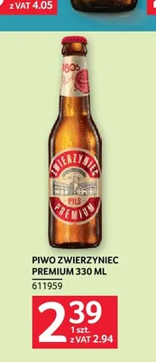Piwo Zwierzyniec Premium promocja w Selgros