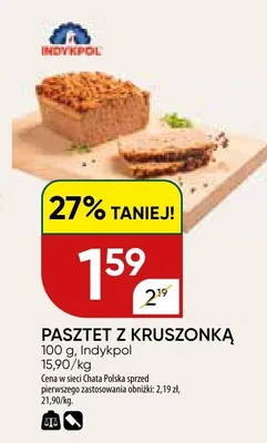 Pasztet z kruszonką promocja w Chata Polska