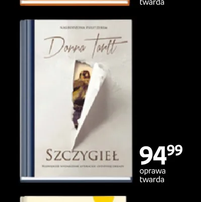 Książka Szczygieł Donna Tartt oprawa twarda promocja w Empik