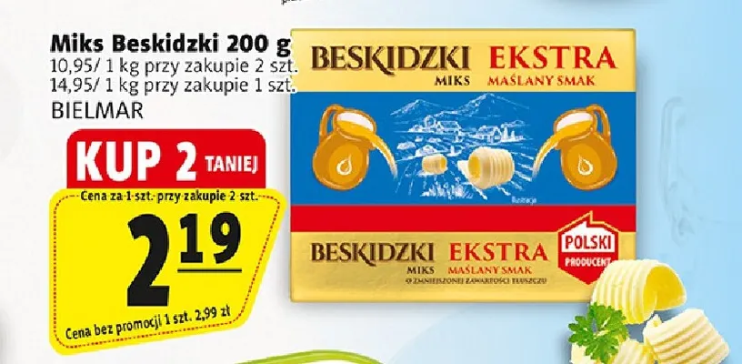 Miks Beskidzki Bielmar promocja w Prim Market