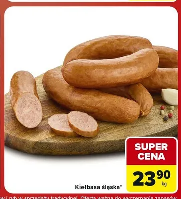Kiełbasa śląska promocja w Carrefour Market