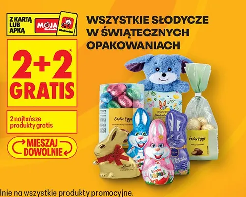 Wszystkie słodycze w świątecznych opakowaniach promocja w Biedronka