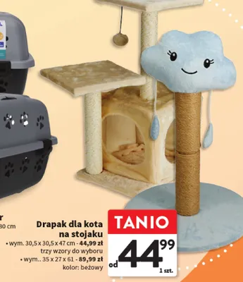 Drapak dla kota na stojaku promocja w Intermarche