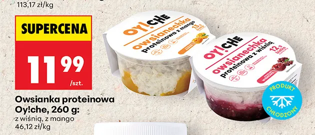 Owsianka proteinowa Oy!che z mango promocja w Biedronka
