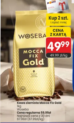 Kawa ziarnista Woseba Mocca Fix Gold promocja w Market Point