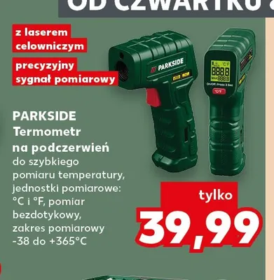 Termometr na podczerwień Parkside promocja w Kaufland