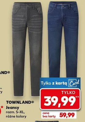 Jeansy, różne kolory promocja w Kaufland