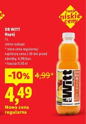 Napój Dr Witt promocja w Lidl