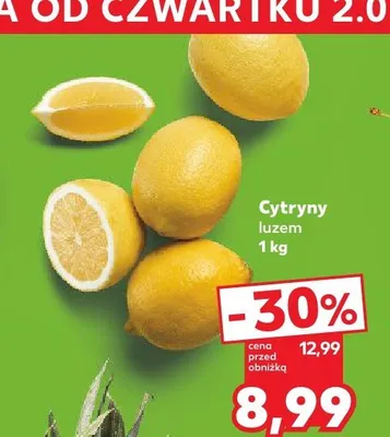 Cytryny luzem promocja w Kaufland