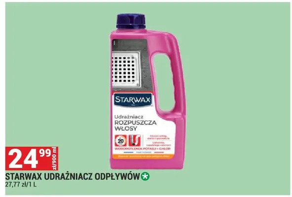 Udrażniacz odpływów promocja w Merkury Market