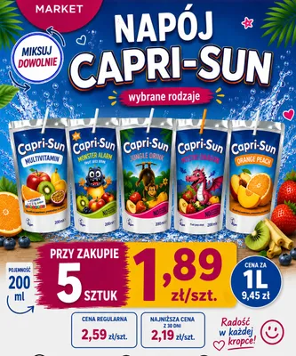 Napój owocowy Capri-Sun Jungle Drink promocja w emma MARKET