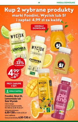 Shot S! Imbir Kurkuma promocja w Żabka