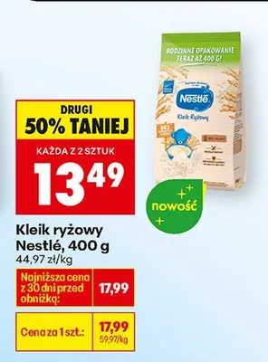 Kleik ryżowy promocja w Biedronka