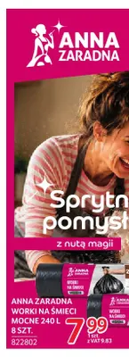 Worki na śmieci mocne 240 l Anna Zaradna promocja w Selgros