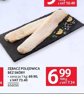 Zębacz polędwica bez skóry promocja w Selgros