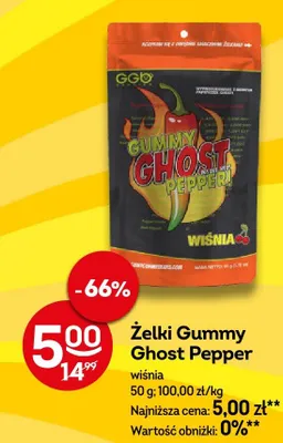 Żelki Gummy Ghost Pepper wiśnia promocja w Żabka