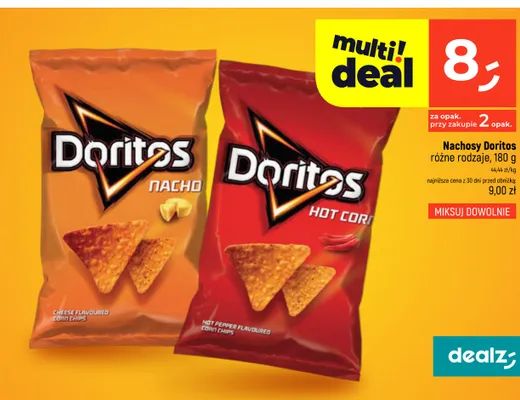 Nachosy Doritos Nacho promocja w Dealz