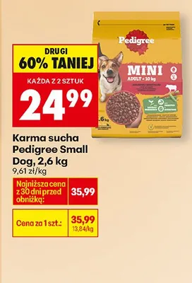 Karma sucha Small Dog promocja w Biedronka