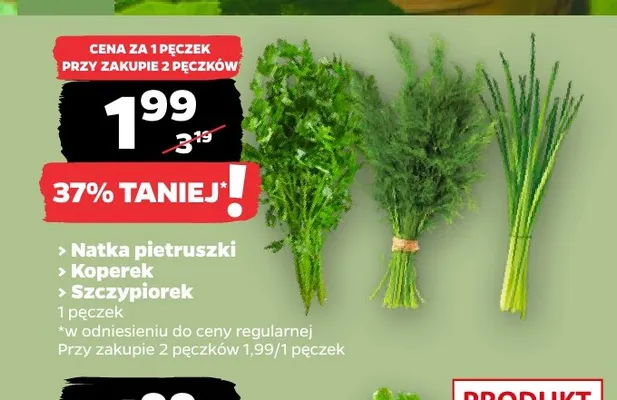 Natka pietruszki promocja w Netto
