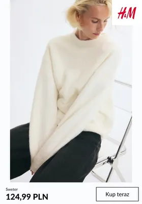 Sweter H & M promocja w H&M