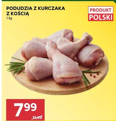Podudzia z kurczaka z kością promocja w Stokrotka