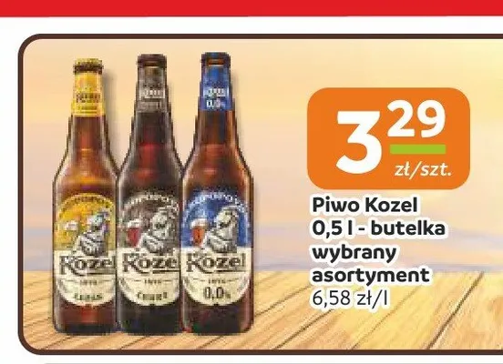 Piwo Kozel promocja w Gama