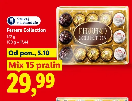 Praliny Ferrero Collection promocja w Lidl