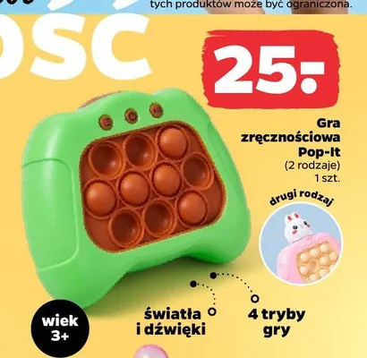 Gra zręcznościowa Pop-It promocja w Netto