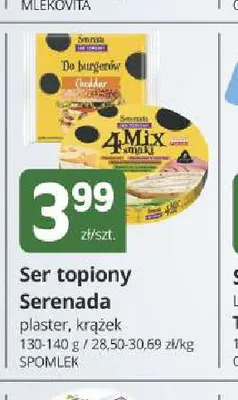 Ser topiony Serenada krążek Spomlek promocja w Marketvita