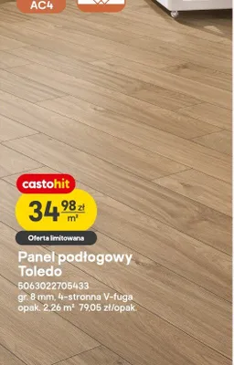Panel podłogowy Toledo promocja w Castorama