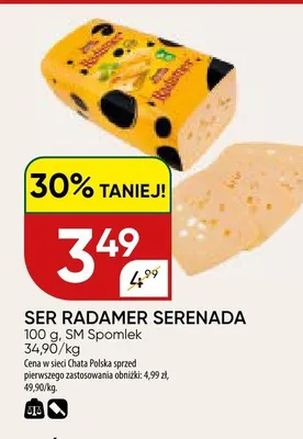 Ser radamer serenada promocja w Chata Polska