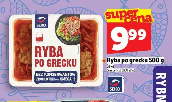 Ryba po grecku Seko promocja w TOPAZ