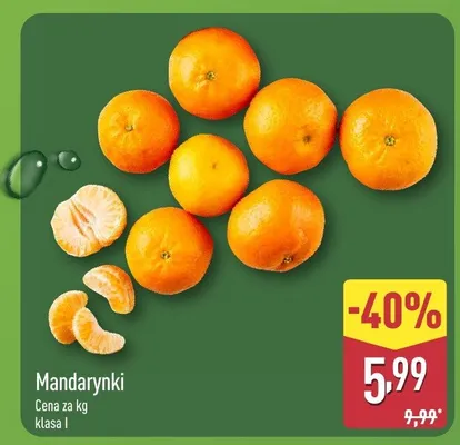 Mandarynki promocja w Aldi