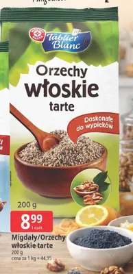 Migdały/Orzechy włoskie tarte promocja w Leclerc