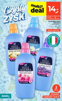 Płyn do płukania tkanin Felce Azzurra Rose and Lotus promocja w Dealz