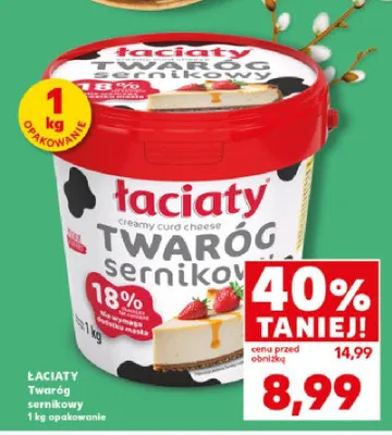 Twaróg sernikowy promocja w Kaufland