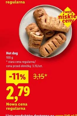 Hot dog promocja w Lidl