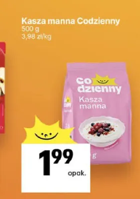 Kasza manna Codzienny promocja w Delikatesy Centrum