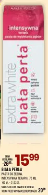 Biała perła Duty żel do zębów intensywna terapia promocja w Drogerie Natura
