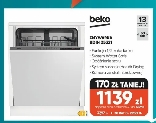 Zmywarka Beko promocja w Max Elektro